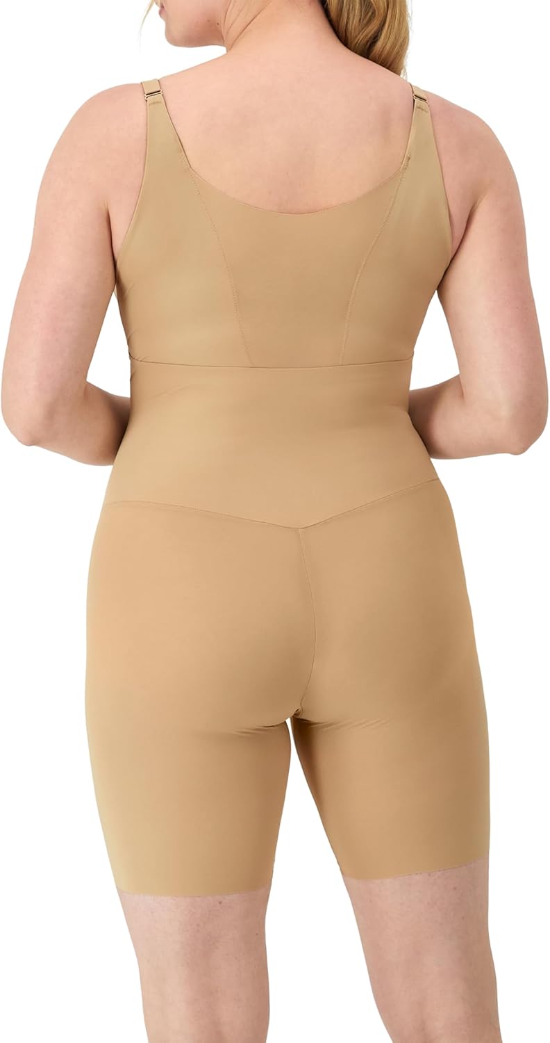 Maidenform Women's Take Inches Off Unitard Bodysuit in Beige (Body Blush) - Size L - Image 3